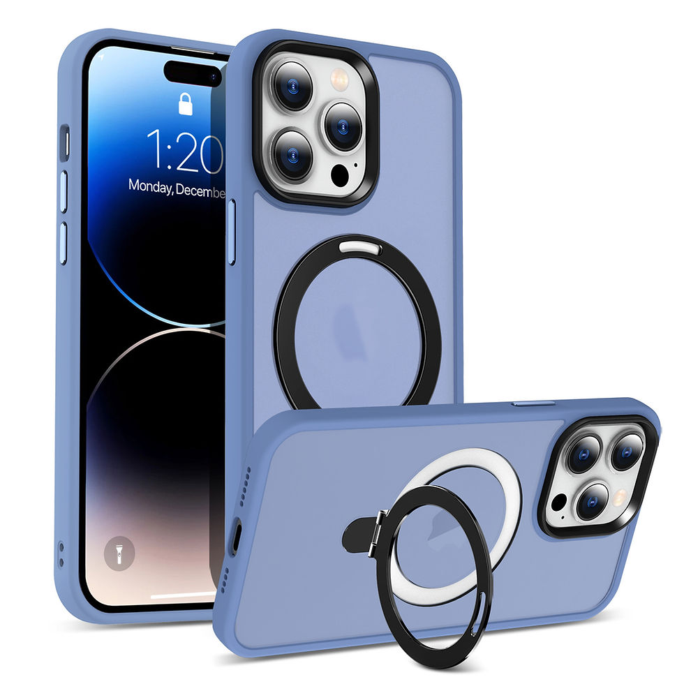 Thumbnail: iPhone 14 series Case with Magnetic Invisible Kickstand Compatible with Magsafe
