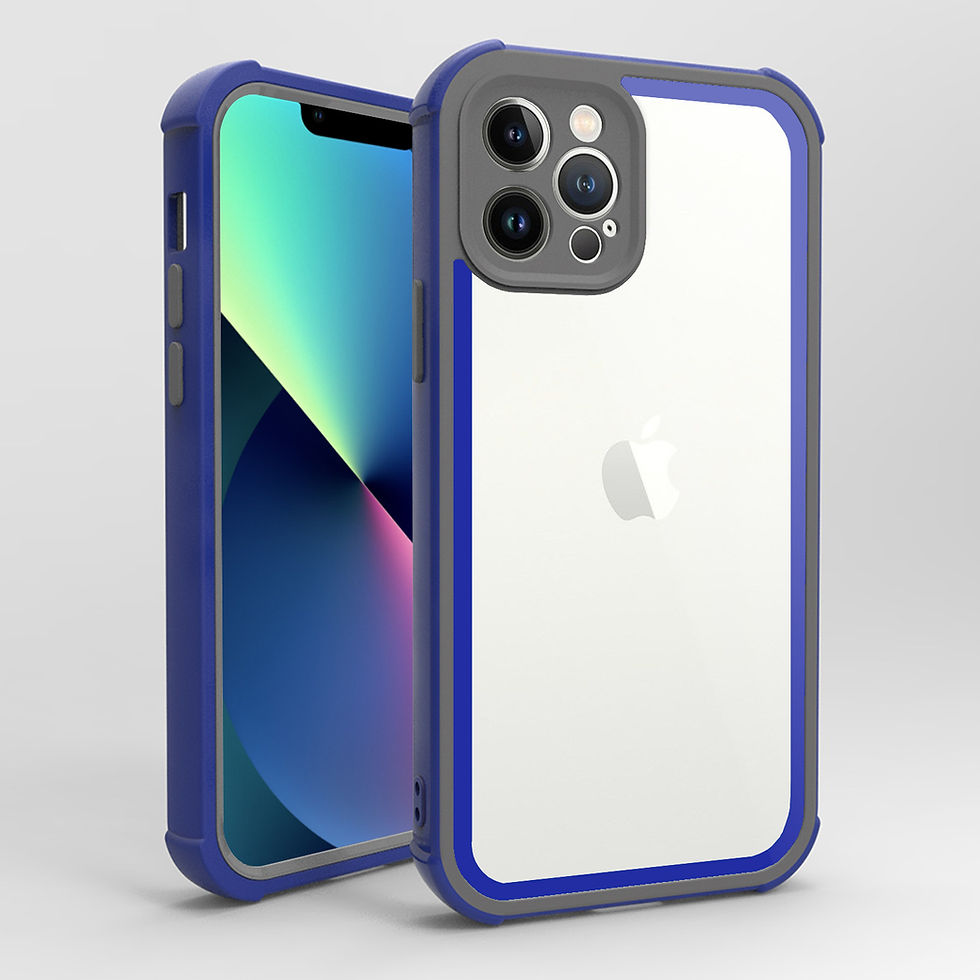 iPhone 14 Pro Clear Case Hard Acrylic Back with Camera Cover PC front frame