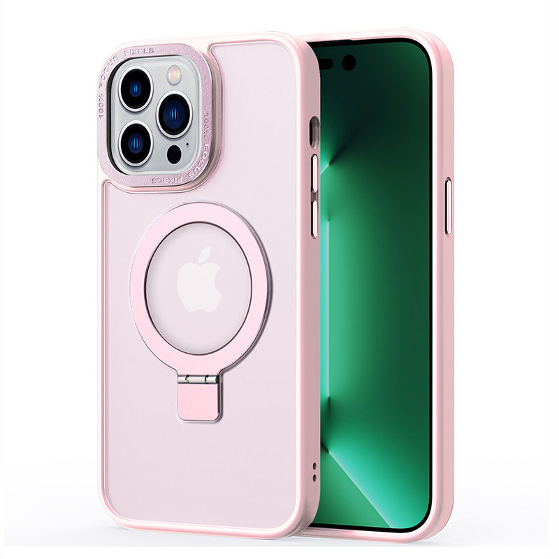 Thumbnail: Matte TPU PC Magsafe Kickstand Case for iPhone 14
