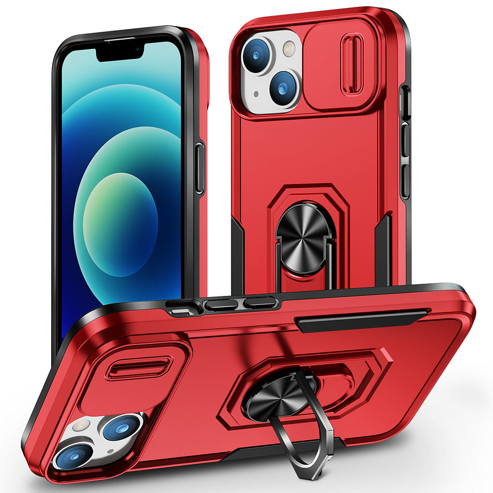 Thumbnail: iPhone 16 series Magnetic Case with Slide Camera Cover, iPhone with Ring Stand