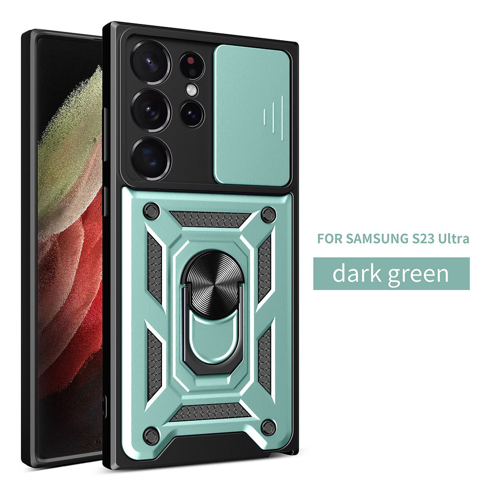 Thumbnail: Samsung Galaxy S23 series Case with Camera Cover,Built-in Rotated Ring Kickstand