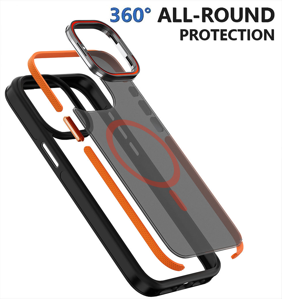Thumbnail: iPhone 16 Series Case Compatible with Magnetic Built-in Camera Kick-Stand