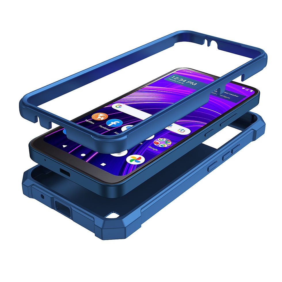 Thumbnail: BLU View Speed 5G Phone CaseSlim Soft Silicone Full-Body Protective Case