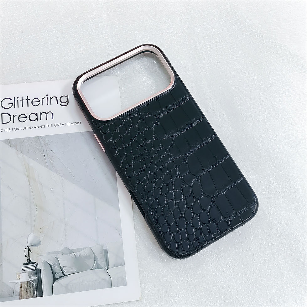 Thumbnail: Suitable for iPhone 17 Pro Max leather magnetic alligator pattern phone case