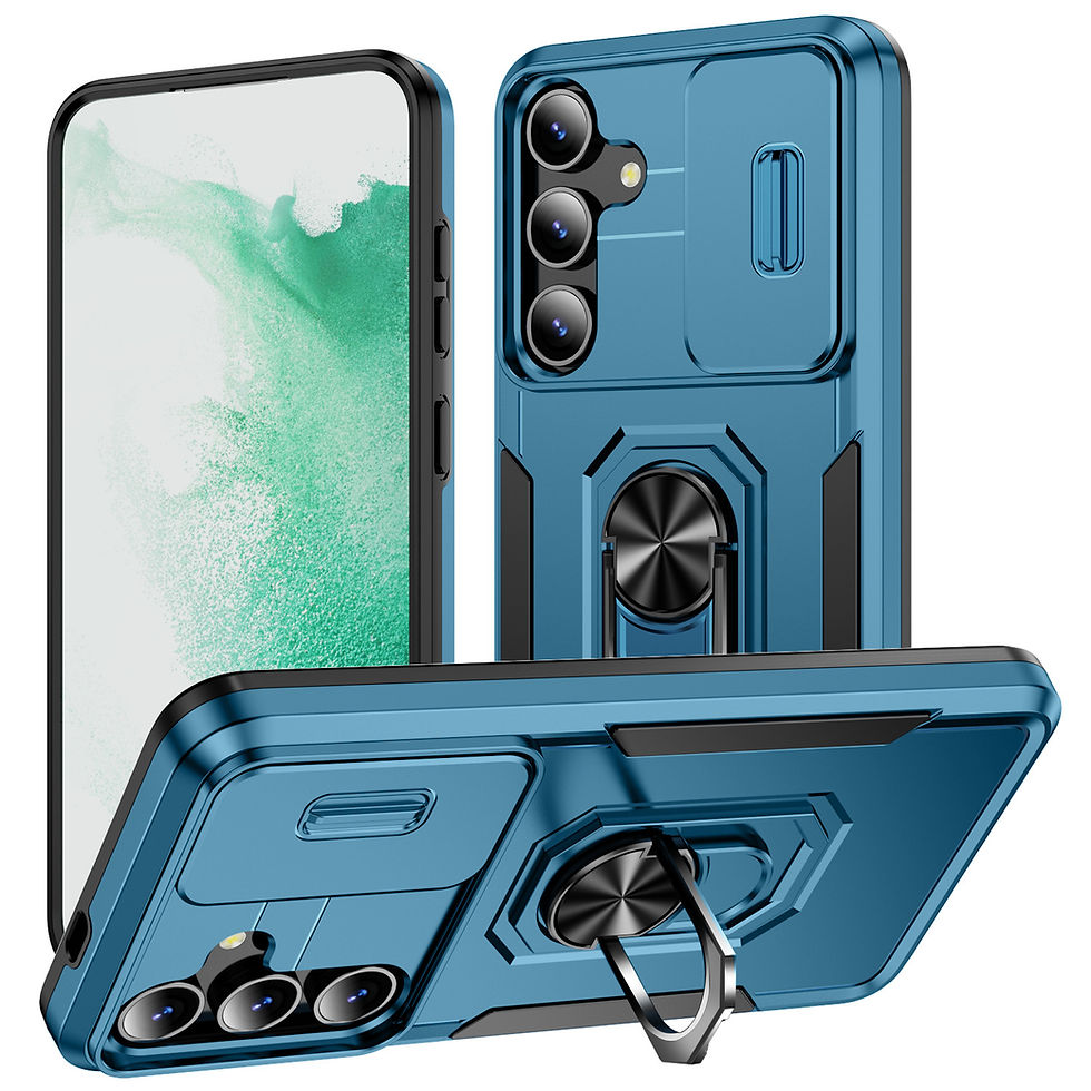 Thumbnail: Samsung Galaxy S24 series Case with Slide Camera Cove , Rotated Ring Kickstand