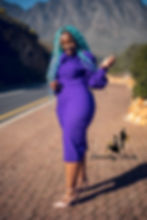 Purple Swanky Charms Lady Dress