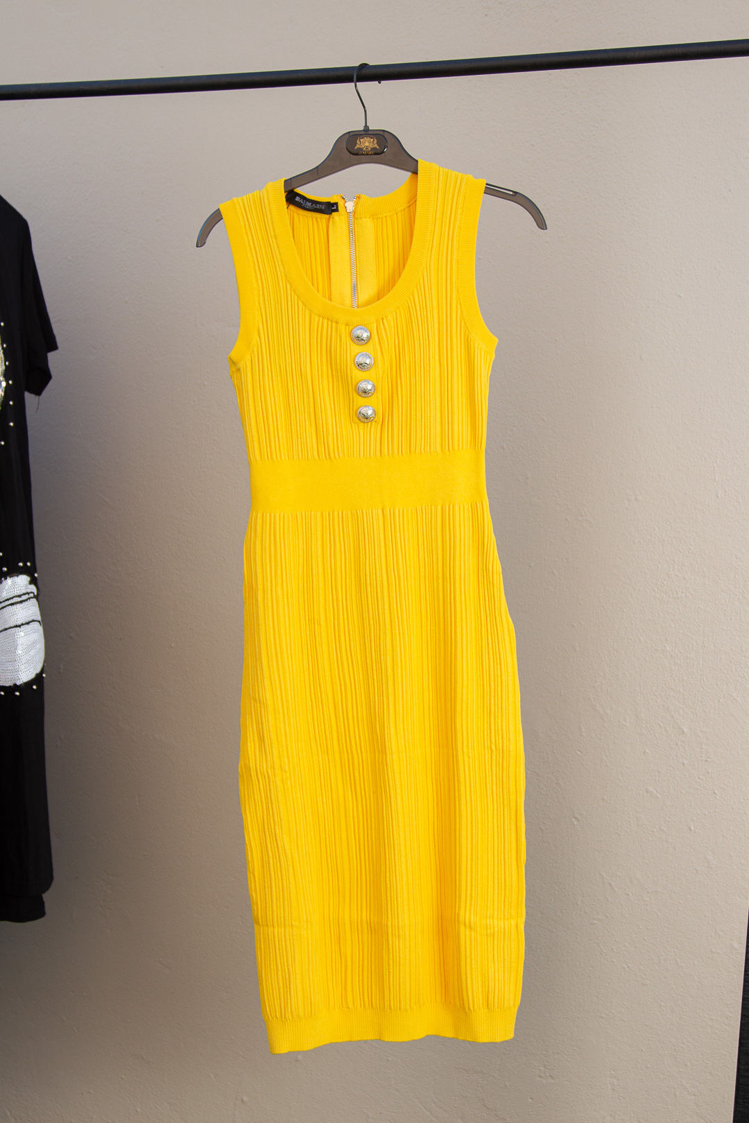 Sleeveless YellowGold Dress