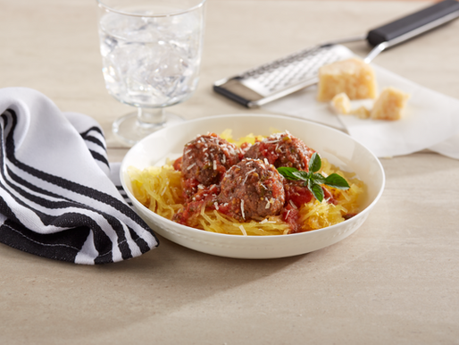 Spaghetti Squash with Meatballs