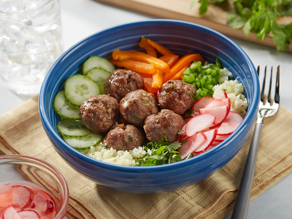 Banh Mi Pork Meatballs