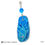 Thumbnail: Elegant large slate pendant with rhinestone bail