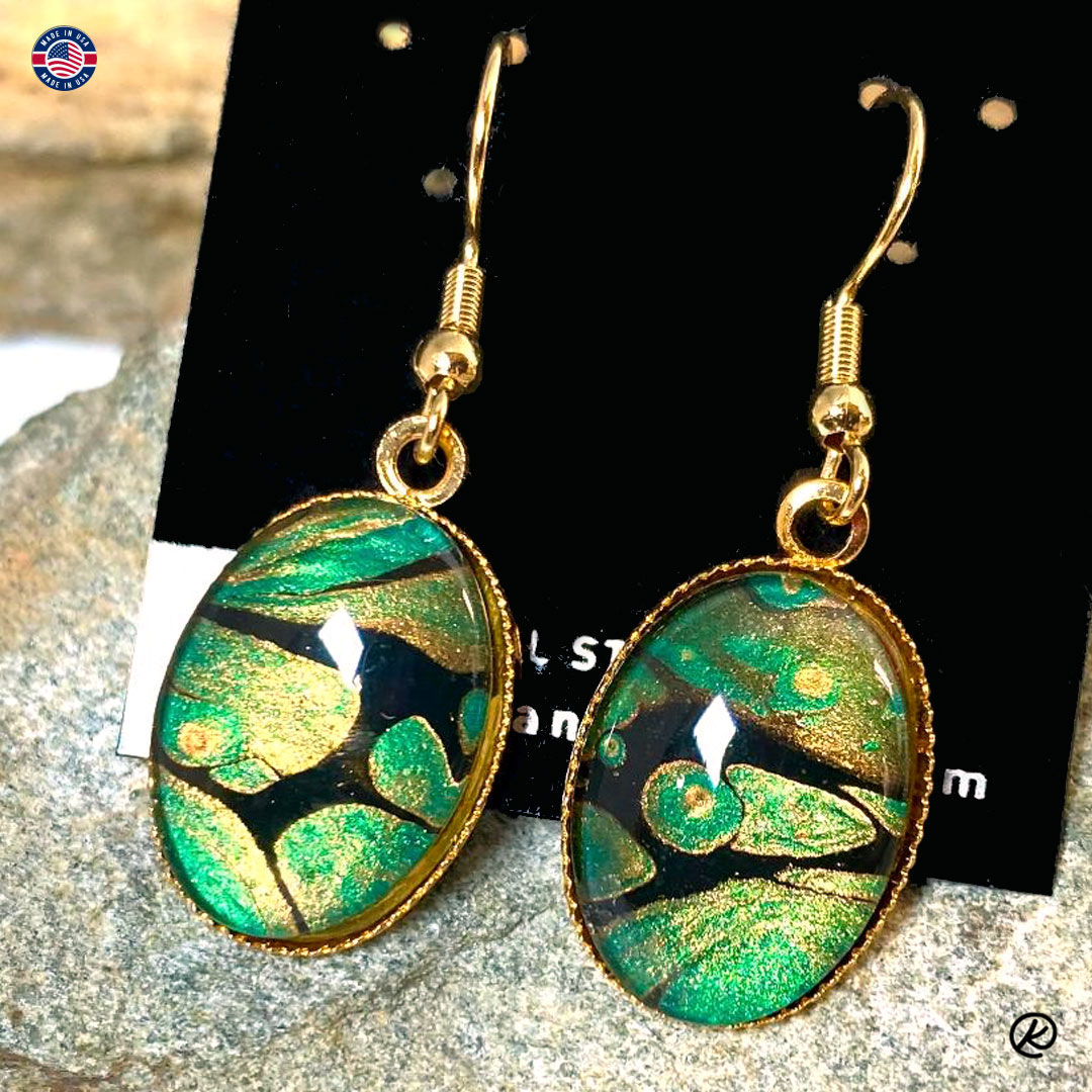 Gold stainless steel earrings
