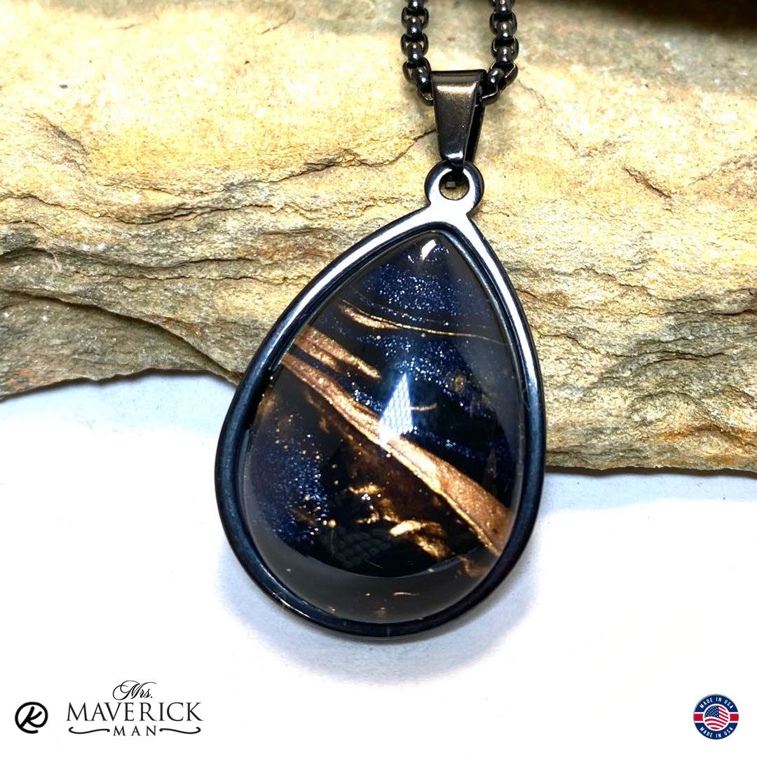 Black stainless steel pendant