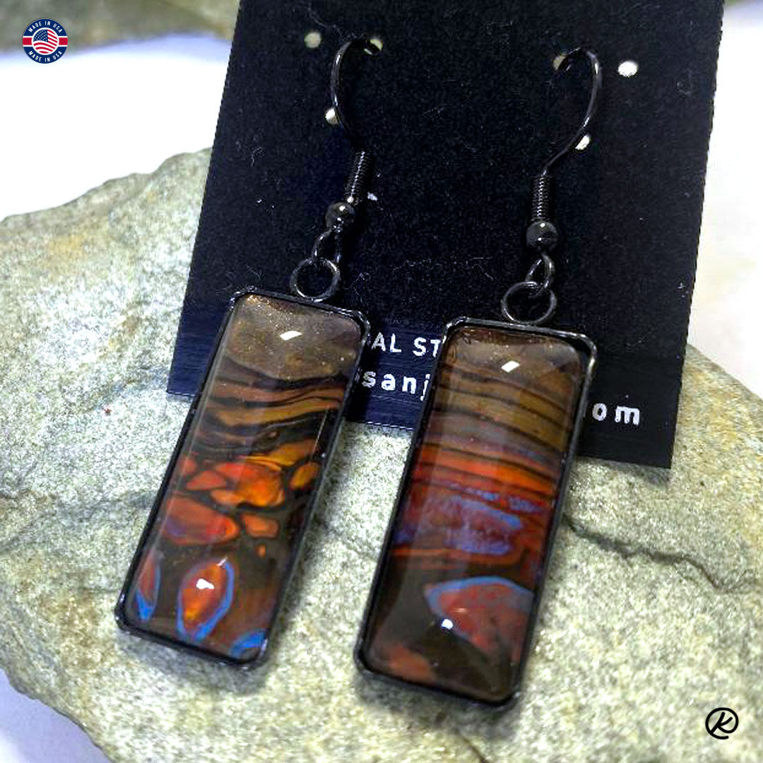 Southwestern earrings in surgical steel