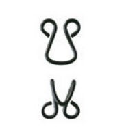 Miniatura: 542 - Corchete Negro Abrigo