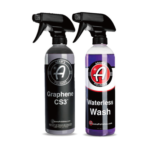 アダムスポリッシュ グラフェンCS3 & waterless グラフェンCS3 ウォーターレスウォッシュ セット アダムスポリッシュ