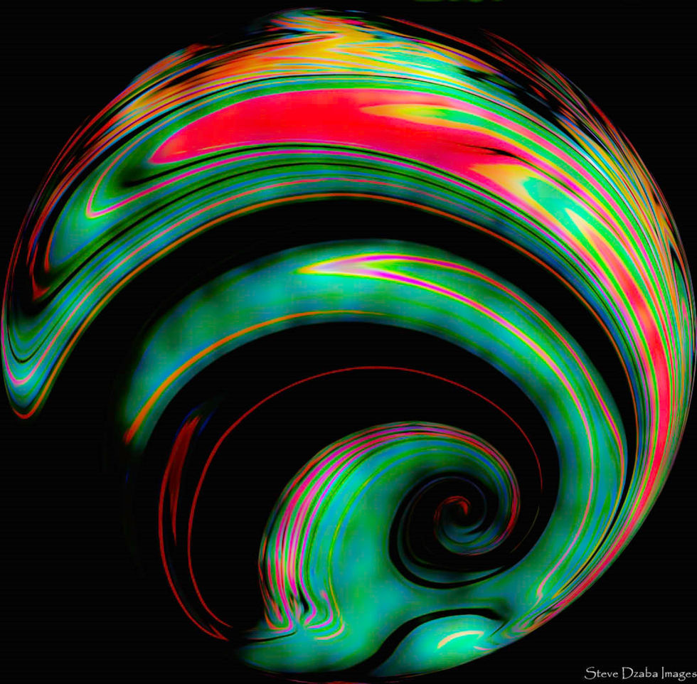 Abstract Portrait Series: Cyclical Judgements The 1st Bowl is my artistic take on the biblical reference in the book of Revelation in which the final seven judgements of the most high God are poured out on the earth one after the other.  Each intensifying it wrath and harshness until the fulfillment of the most high God's complete wrath is finished.  When the 1st bowl is poured out on the earth, all those who have taken the mark of the beast suffer with foul loathsome and grievous sores all over their bodies. 