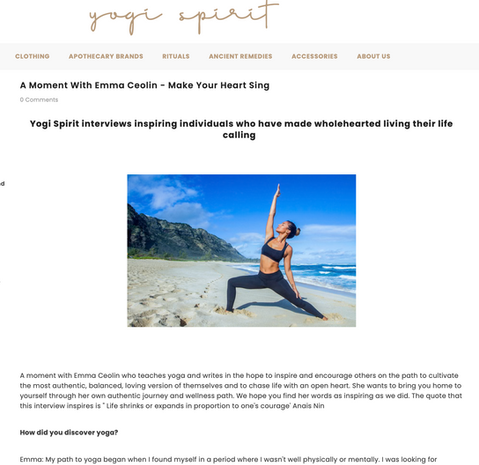 Yogi Spirit featuring Emma Ceolin