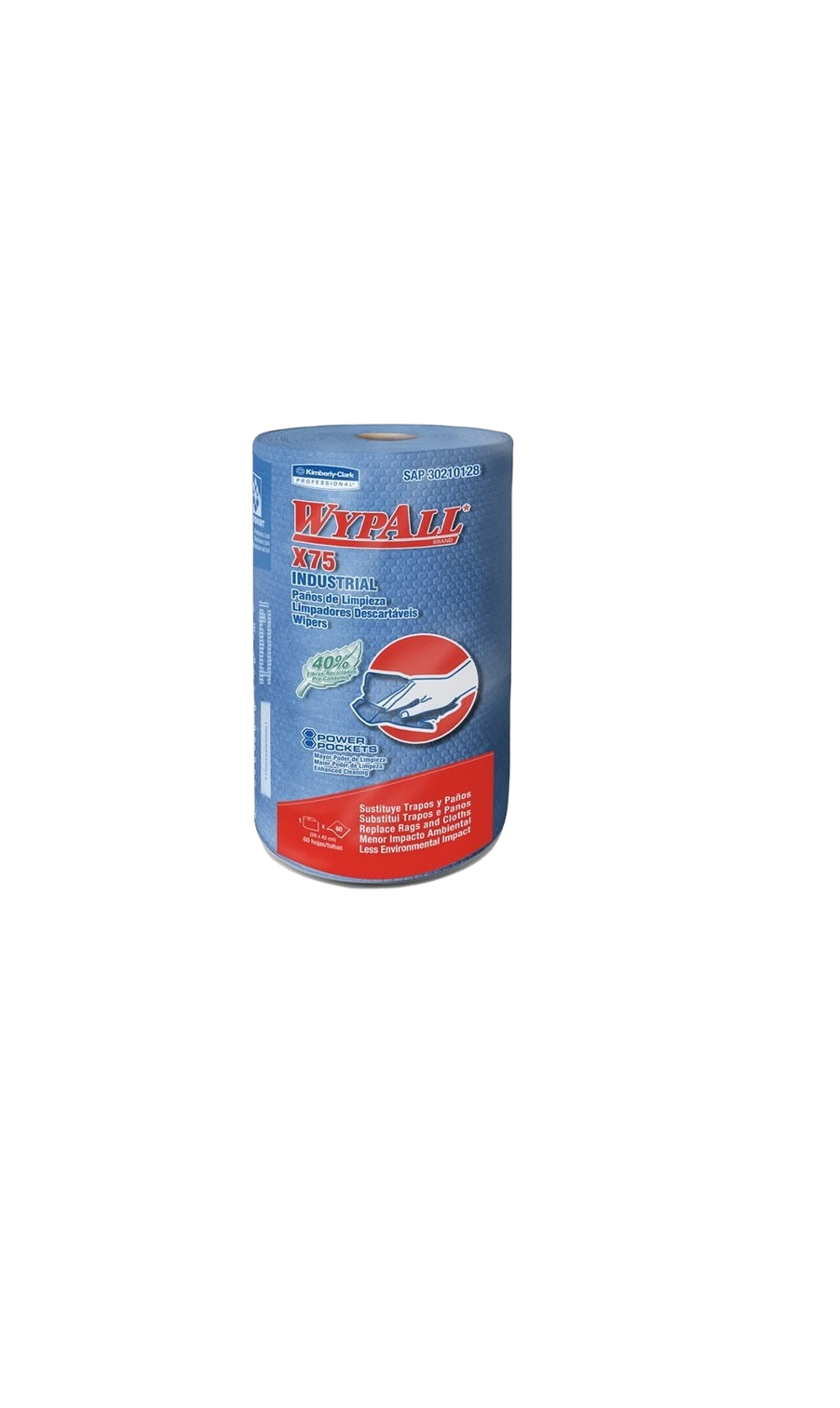 PAÑO DE LIMPIEZA WYPALL X75 PLUS EN ROLLO