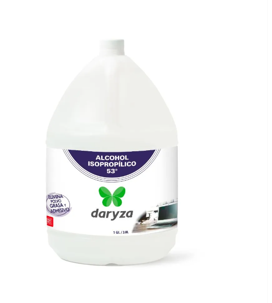 ALCOHOL ISOPROPÍLICO AL 53° DARYZA X GALÓN