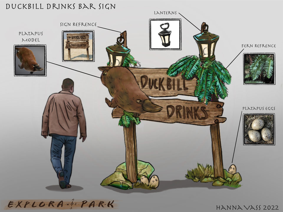 Duckbill Drinks Sign.JPG