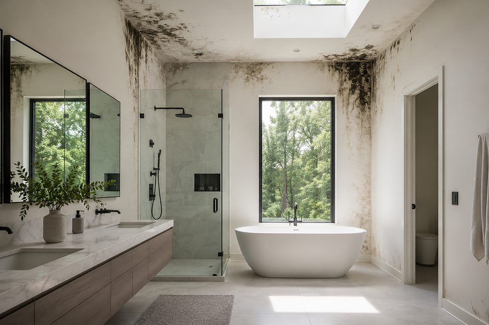 Mold Damage Bathroom
