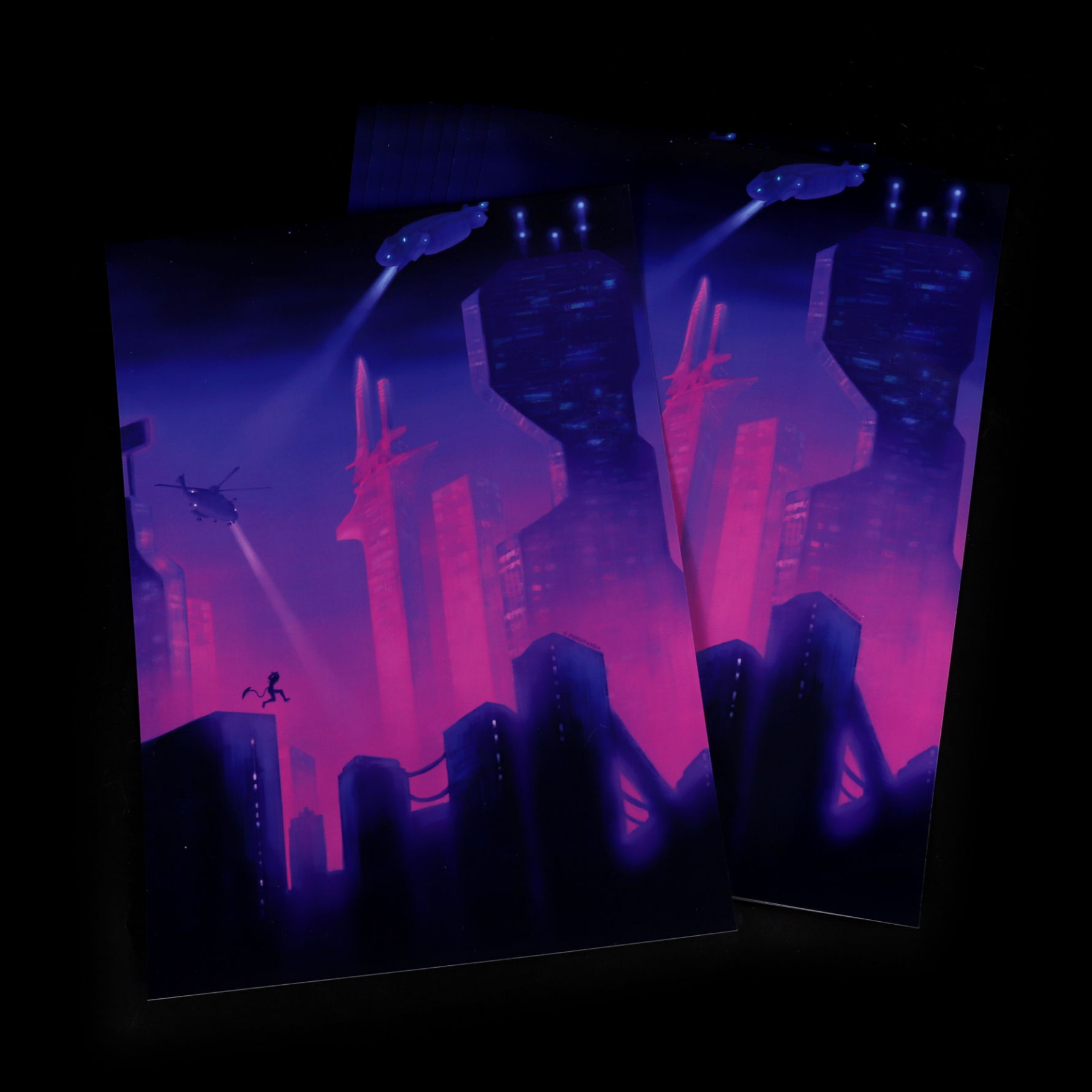 Cyberpunk Runaway Poster