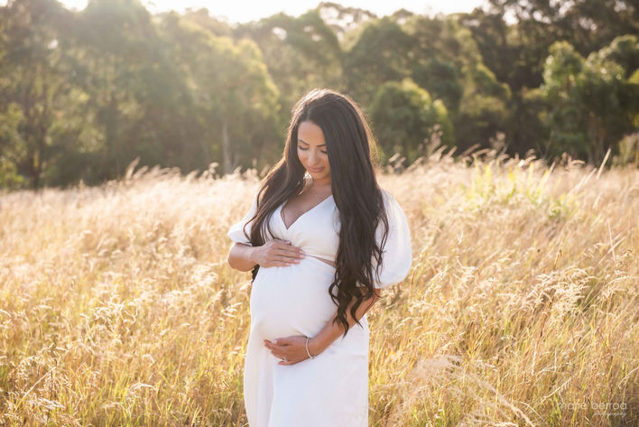 maternity sunset with marie berroa photography