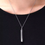 Thumbnail: Capsule Urn Pendant for Cremation Ashes with chain
