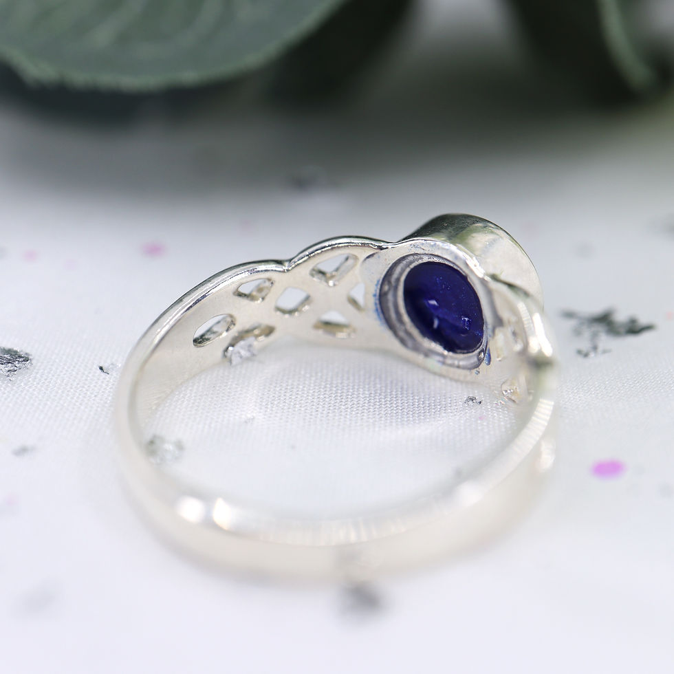 Thumbnail: Cross Arm Celtic Style Memorial Ring