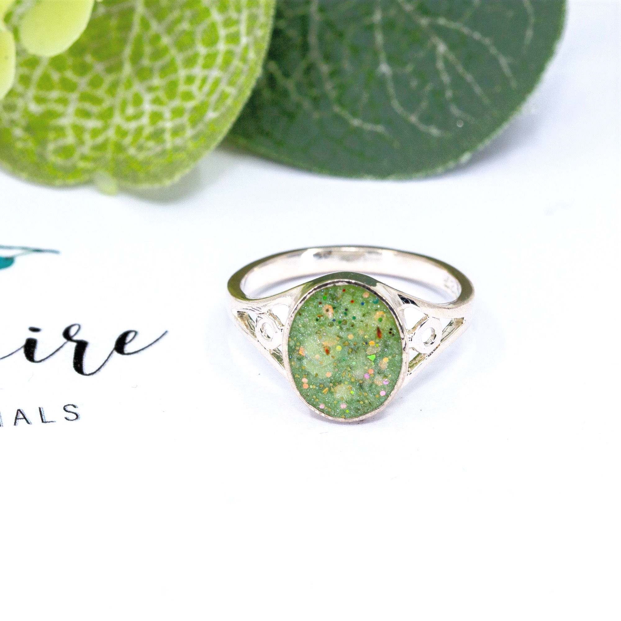 Celtic Style Memorial Ring