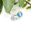 Thumbnail: Large Double Bezel Memorial Ring with 6mm & 8mm Stones