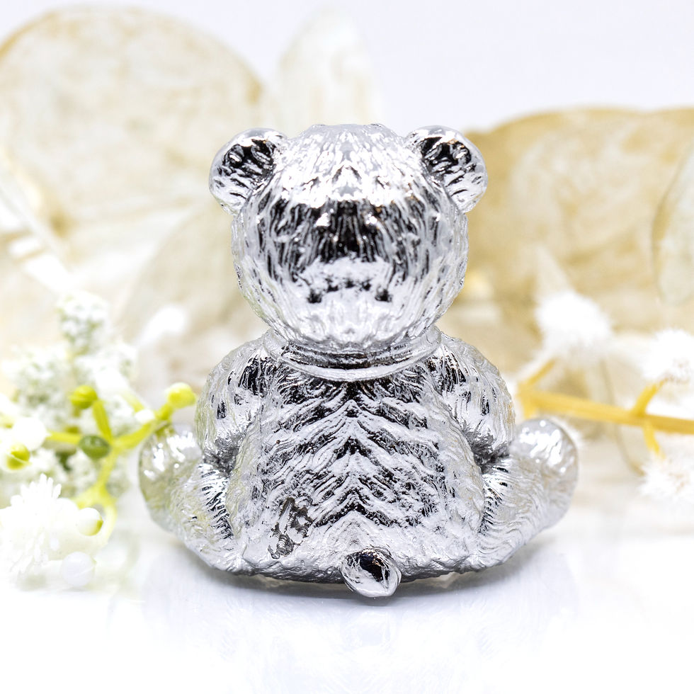 Thumbnail: Memorial Teddy Bear Ornament with cremation ashes