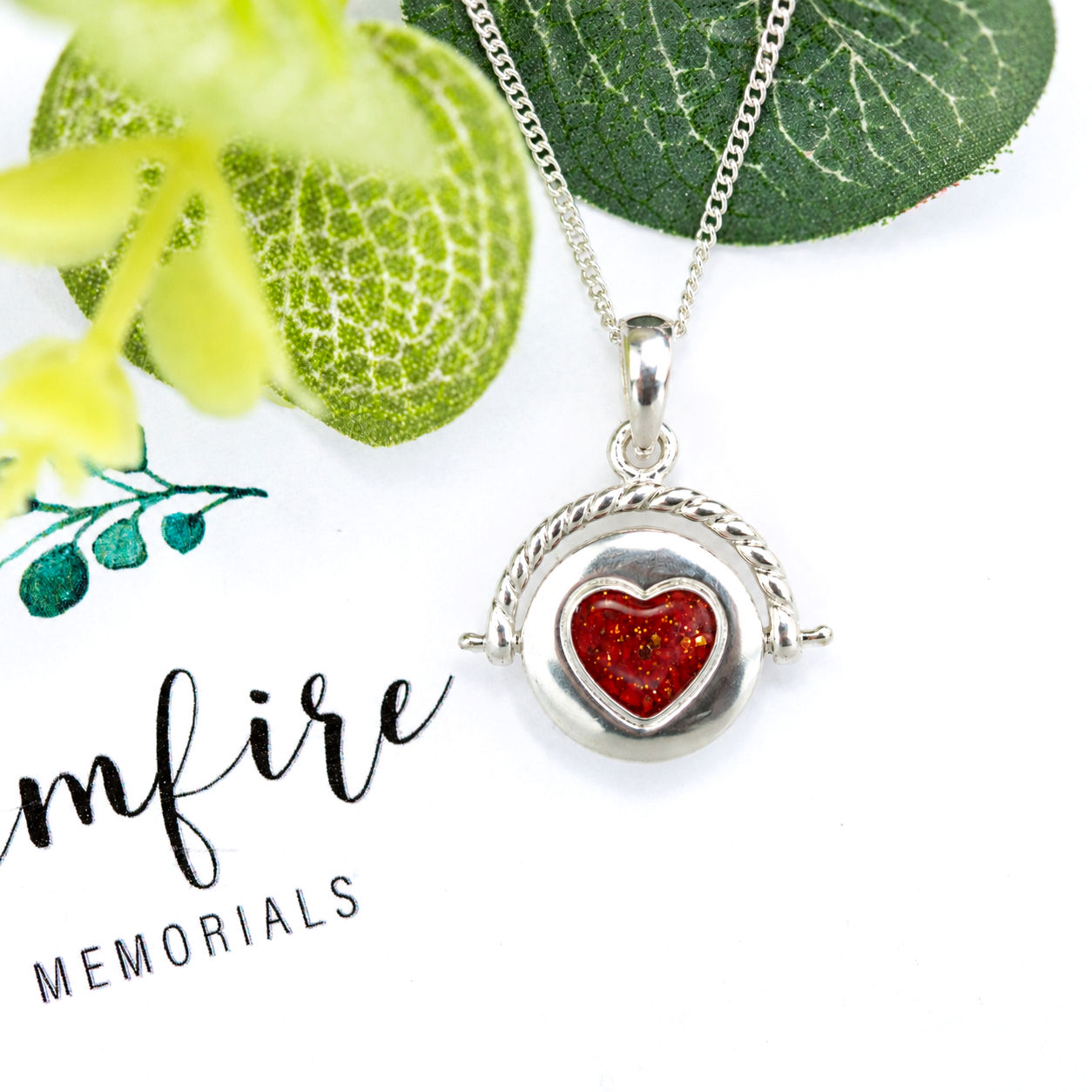 Heart Spinner Pendant