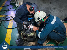 SABO Marine Services completed the overhaul of the Four Stroke Engine, MAN 6L23/30H D/G!