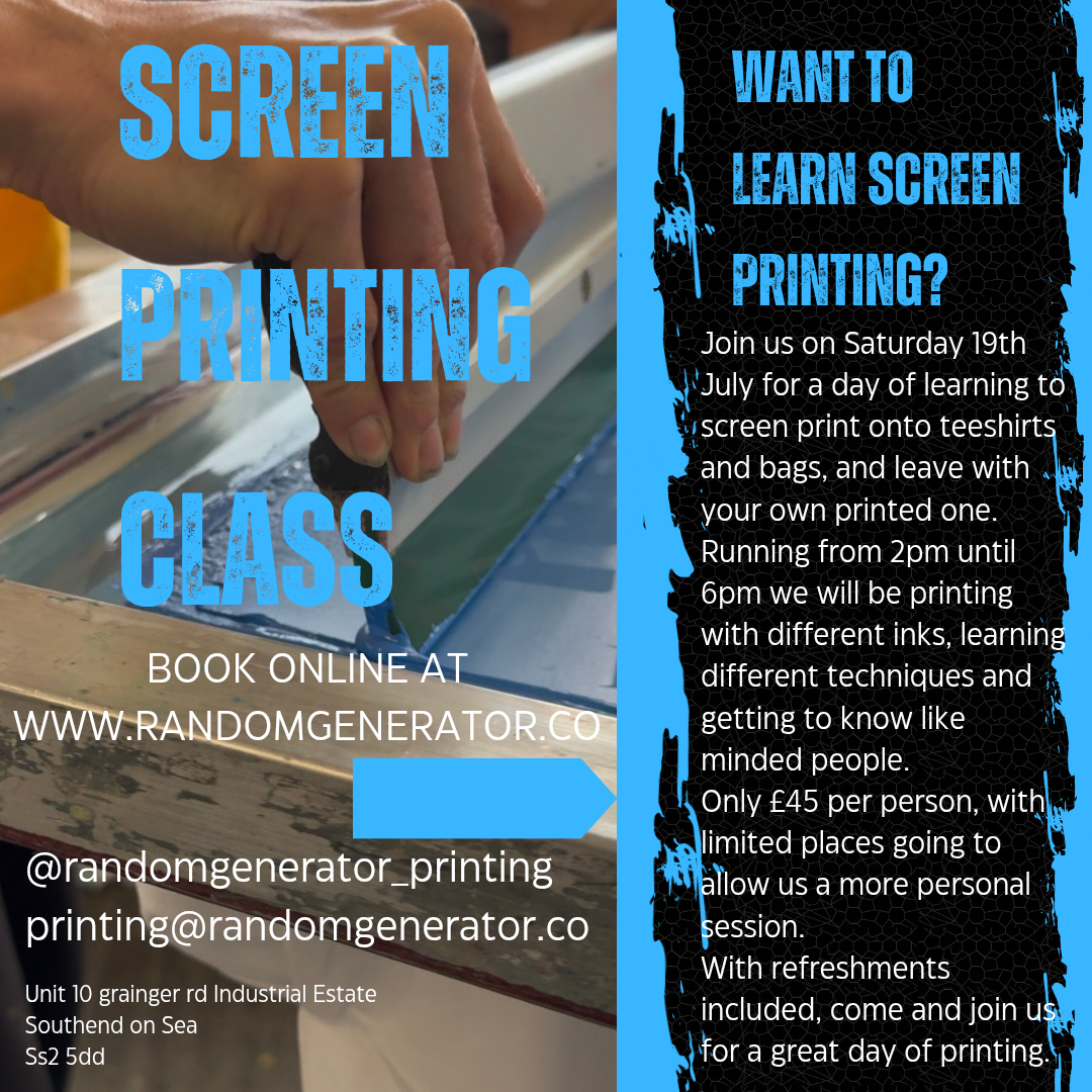 Screen Printing Class