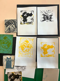 TRAVAIL GRAVURE-1-ATELIER ENFANTS