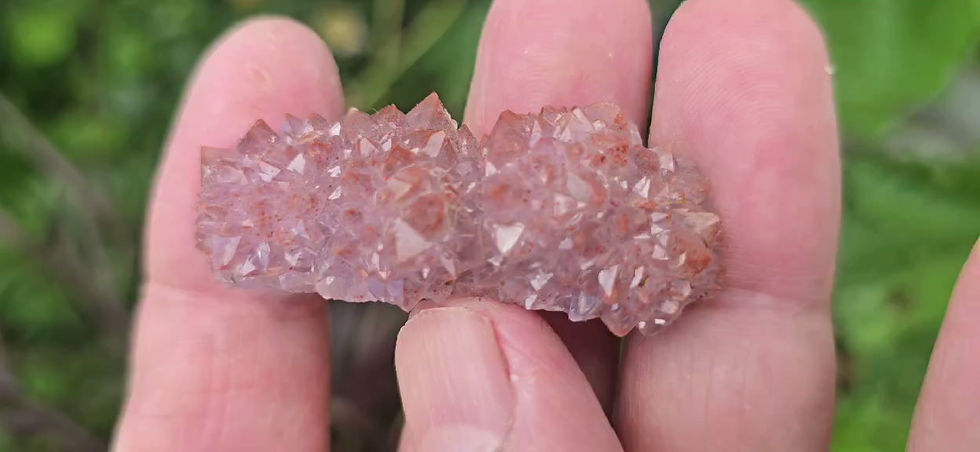 Thumbnail: Nice Harlequin Amethyst from  Diamond Willow mine (Self-Collected)