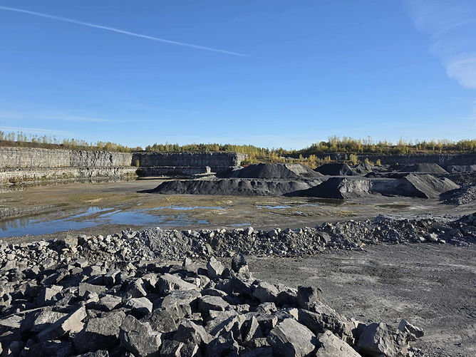 Panoramic view of one of our prospecting sites