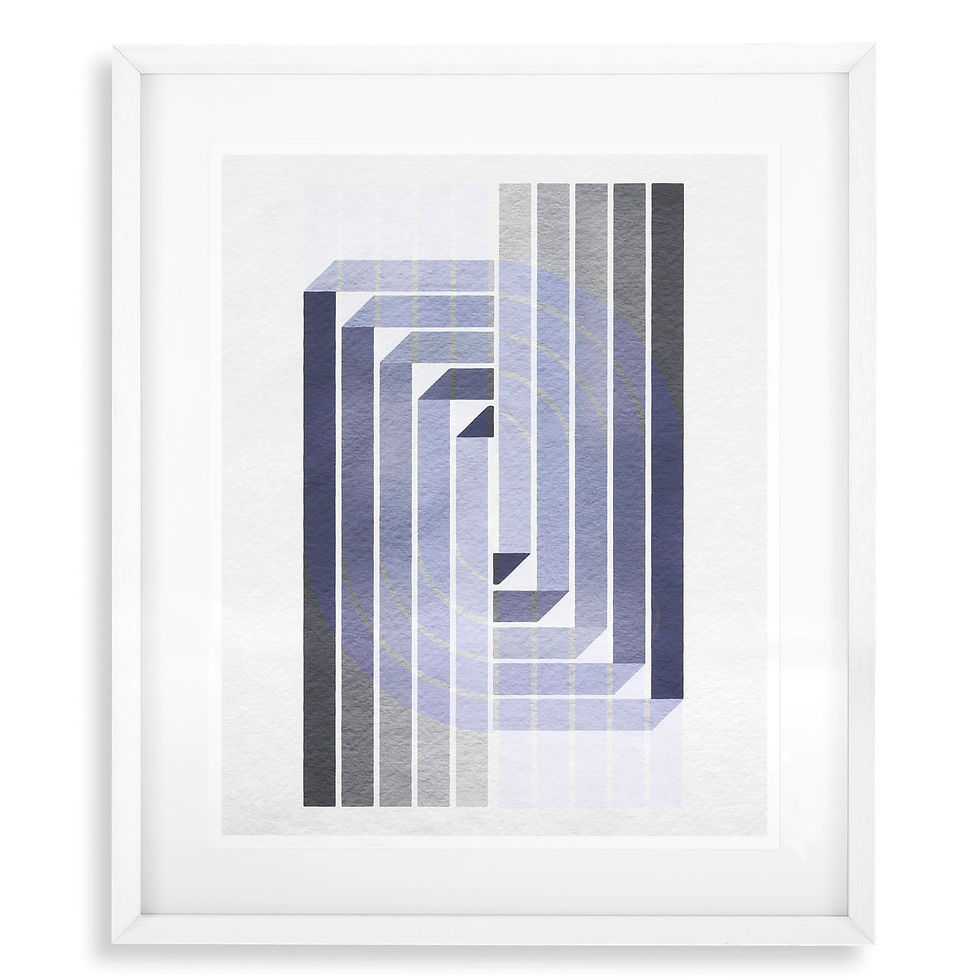 Thumbnail: PRINT ISOMETRIA SET OF 2