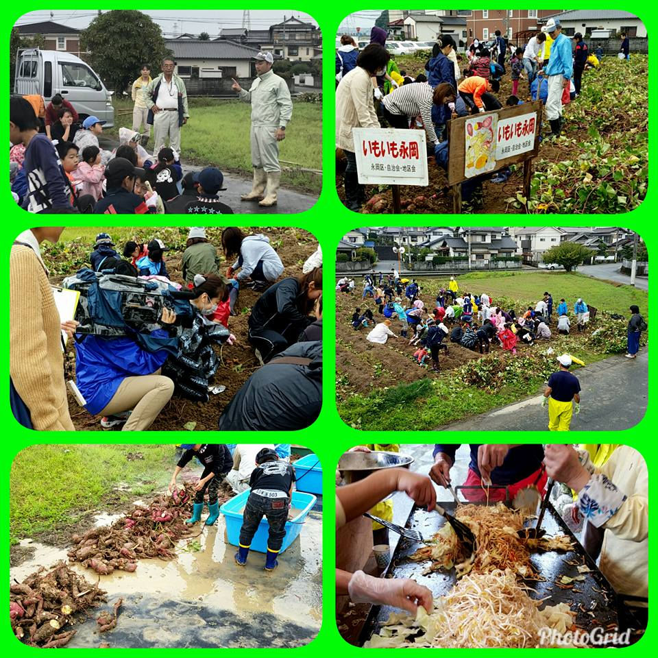 いもいも永岡‼5年目。ギリギリ雨前に終了