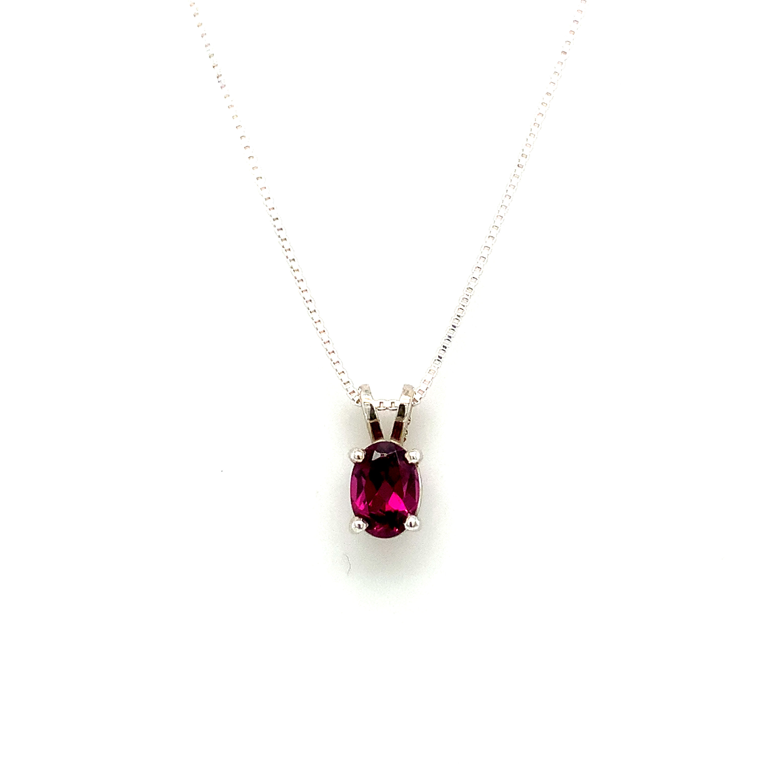 Rhodolite Garnet Pendant
