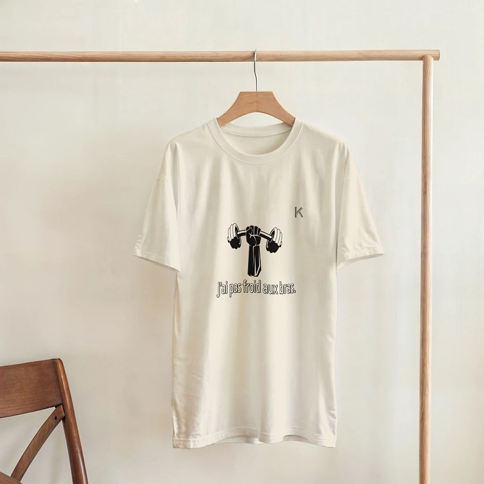 Miniature : T-shirt : j'ai pas froid aux bras