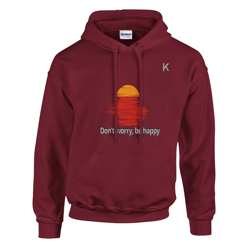 Miniature : Hoodie : Don't worry, be happy