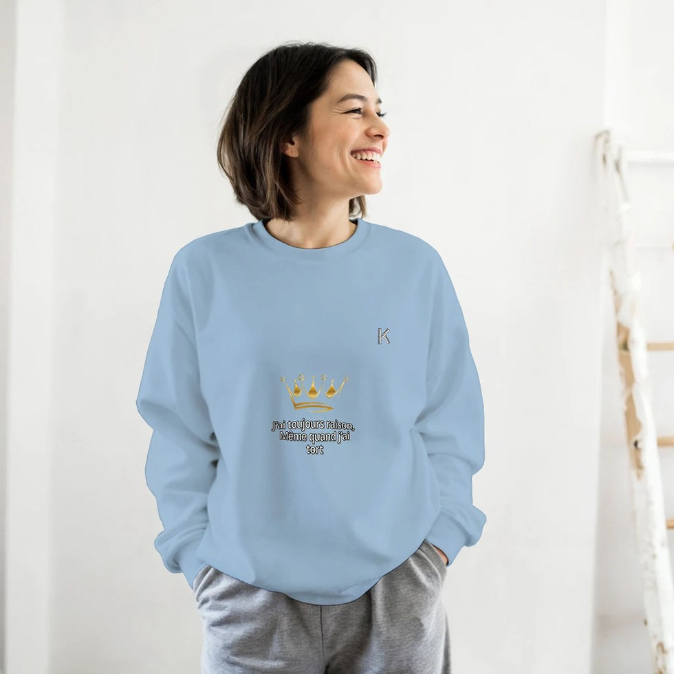 Miniature : Sweatshirt : j'ai toujours raison même quand j'ai tort