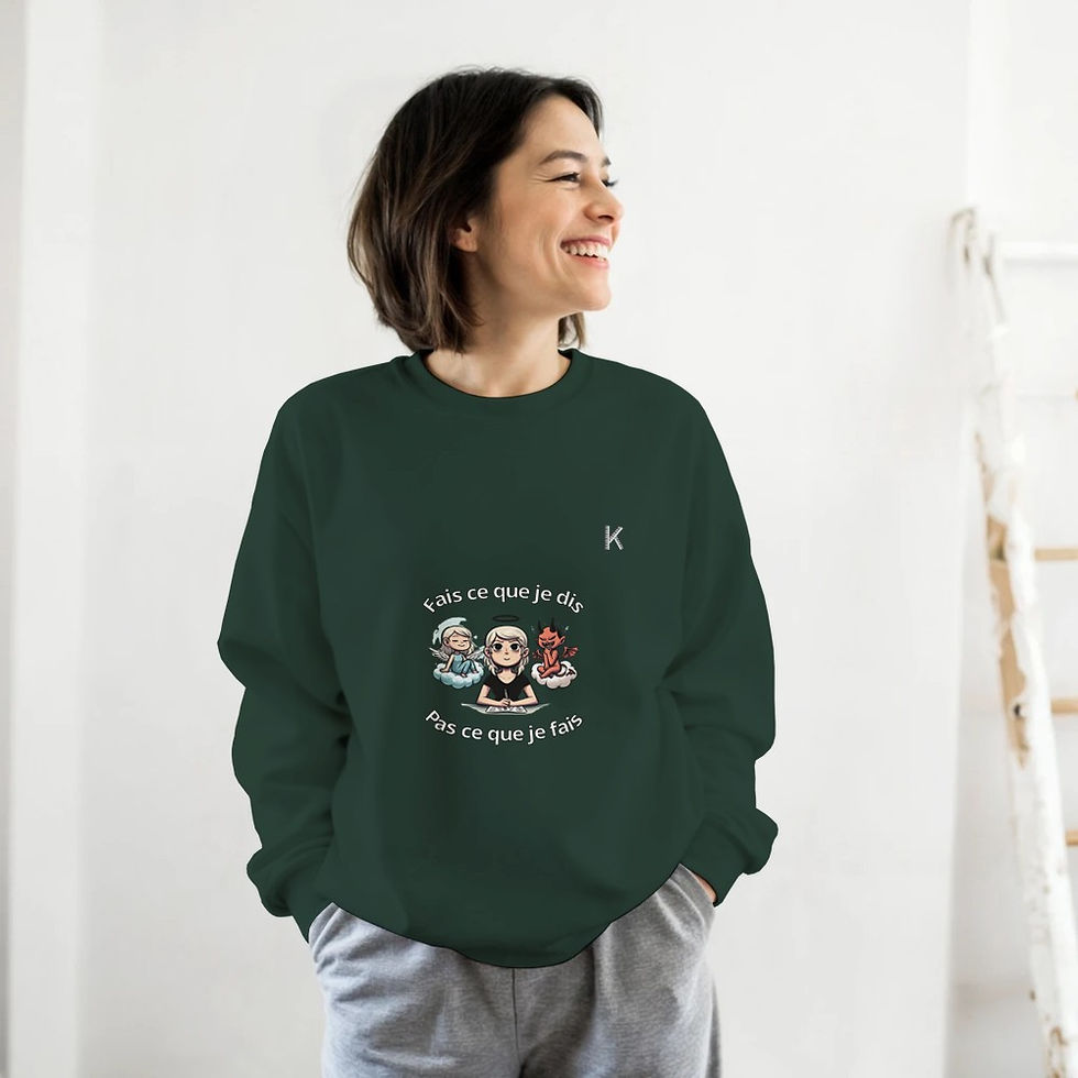 Miniature : Sweatshirt : Fais ce que je dis pas ce que je fais