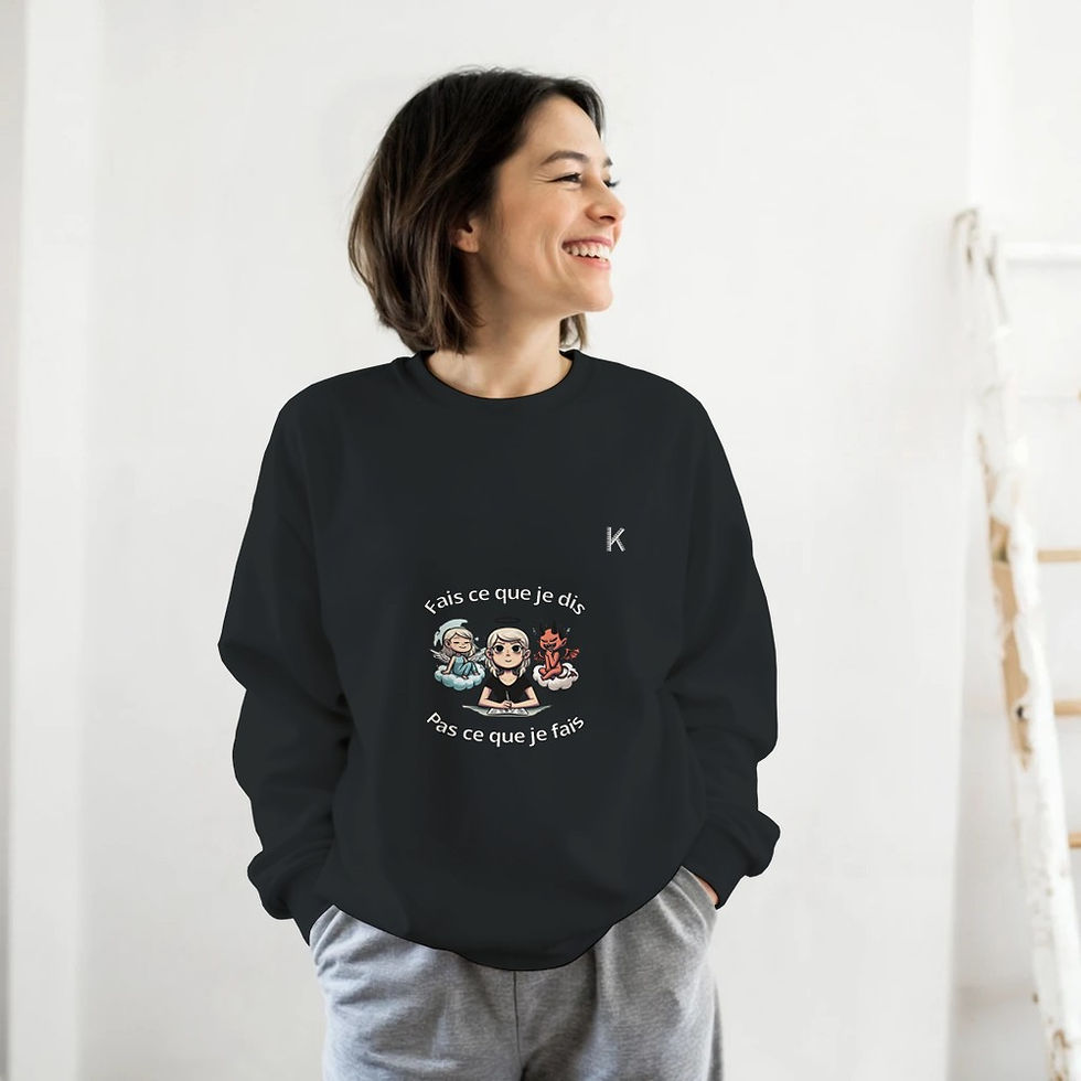 Miniature : Sweatshirt : Fais ce que je dis pas ce que je fais