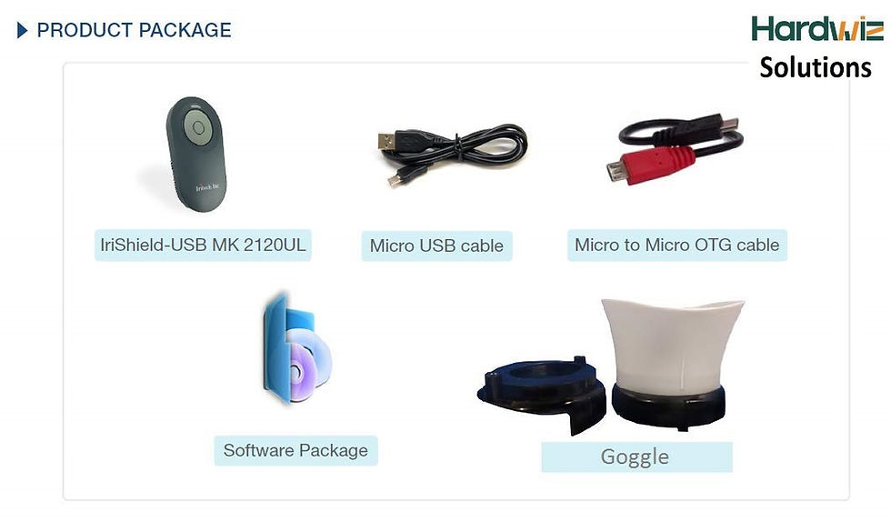 Thumbnail: Iritech IriShield INC MK2120UL Iris Scanner Ayushman Bharat Device