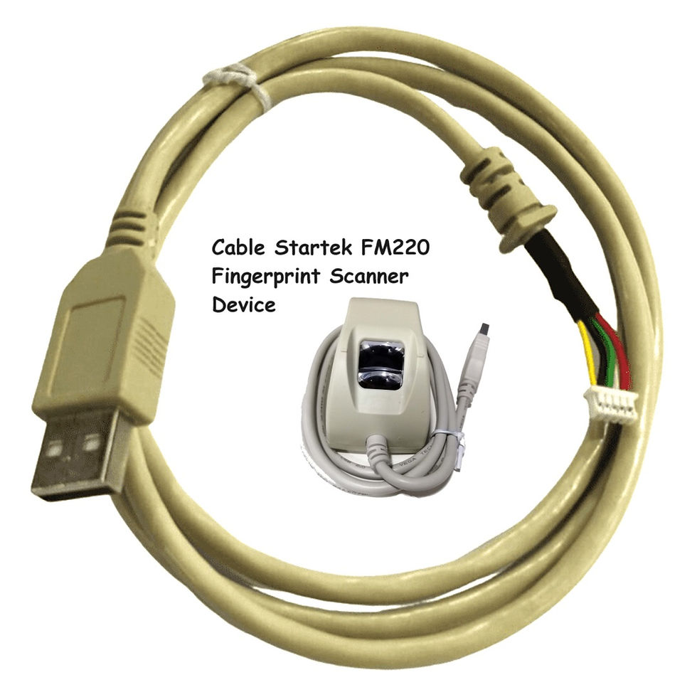 Thumbnail: Cable Startek FM220 Fingerprint Scanner Device
