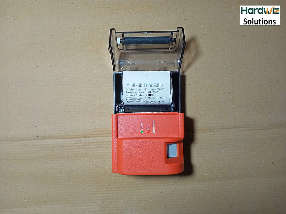 Thumbnail: Bluprints Vriddhi L1 Wireless Fingerprint Scanner and Thermal Printer