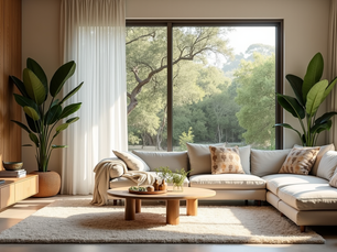 An image of the interior of a home - living space